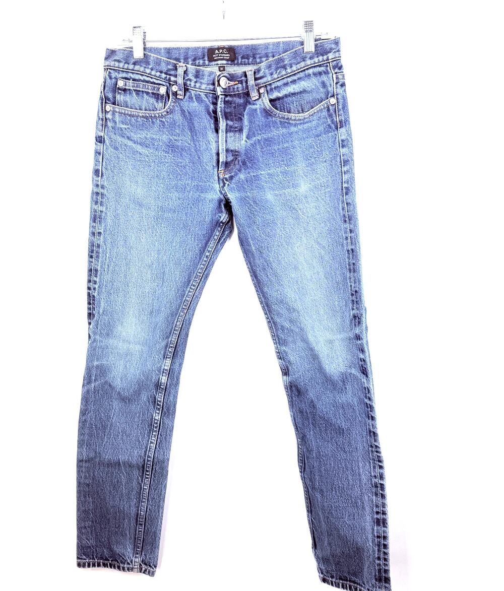 A.P.C. Men's Petit Standard Slim Straight Droit Etroit Jeans Size 31
